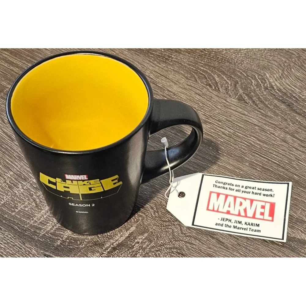 Luke Cage Season 2 Mug w/Note from exec producers Jeph, Jim,‎ Karim